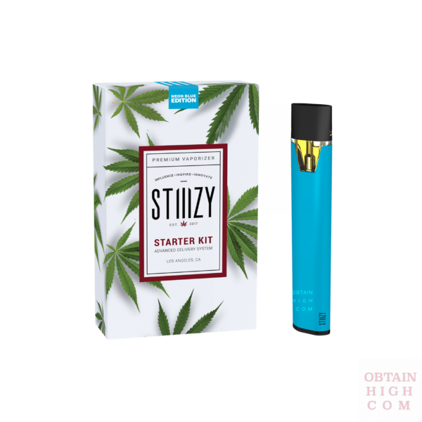 Neon Blue Stiiizy Battery Starter Kit 4