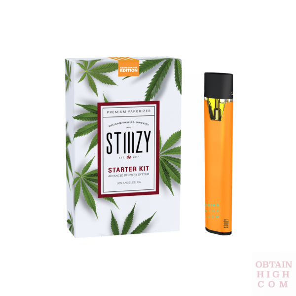 Neon Orange Stiiizy Battery Starter Kit 4