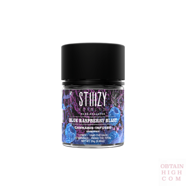 Blue Raspberry Blast Stiiizy Indica Gummies