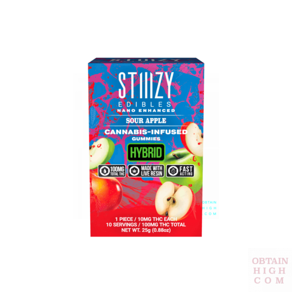 Sour Apple Stiiizy Gummies 8