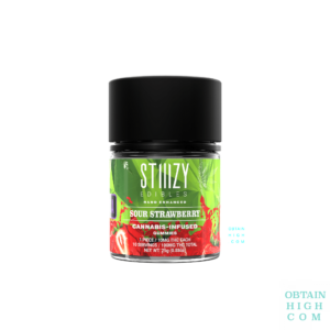 Sour Strawberry Stiiizy Gummies