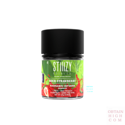 Sour Strawberry Stiiizy Gummies