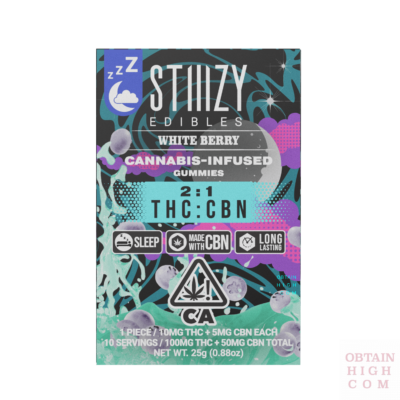 Midnight Berry THC:CBN Stiiizy Gummies