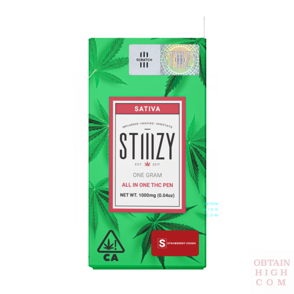 Stiiizy Strawberry Cough All-In-One 1 Gram THC Pen 6