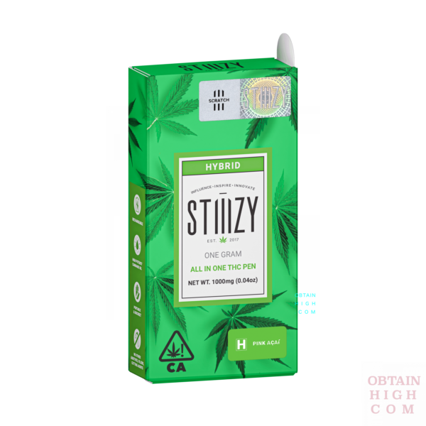 Stiiizy Pink Acai All-In-One 1 Gram THC Pen 2