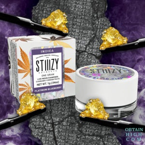 Stiiizy Platinum Blueberry 1 Gram Live Resin Diamonds