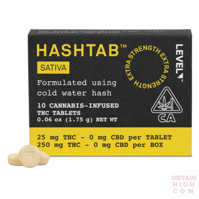 HashTab Sativa THC Tablets Level Experience