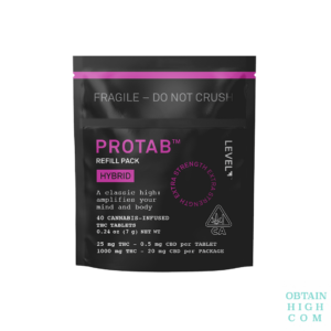 Hybrid ProTabs THC Tablets Refill Pack Level Experience