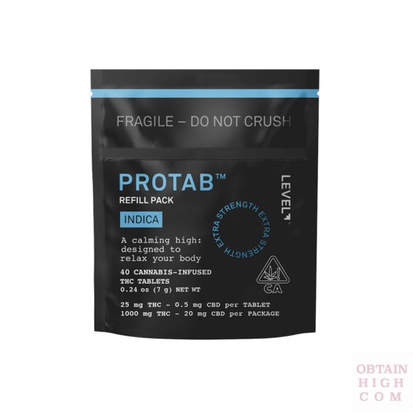 Indica ProTabs THC Tablets Refill Pack Level Experience