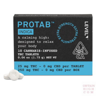 Indica ProTab Tablets Calming High Level Experience