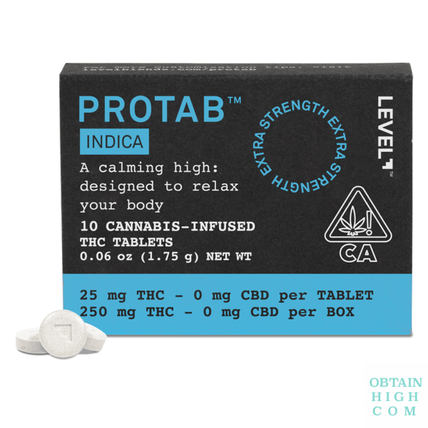 Indica ProTab Tablets Calming High Level Experience