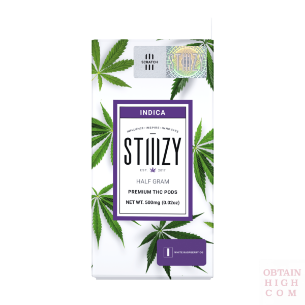 Stiiizy White Raspberry OG Premium THC Pod 4