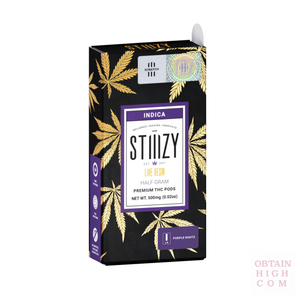 Stiiizy Purple Runtz Live Resin Pod 3