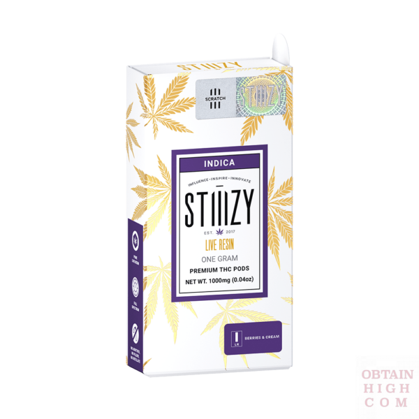 Stiiizy Berries and Cream Live Resin Pod 2