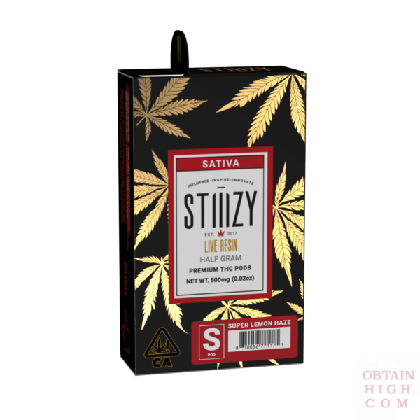 Stiiizy Super Lemon Haze Live Resin Pod 4