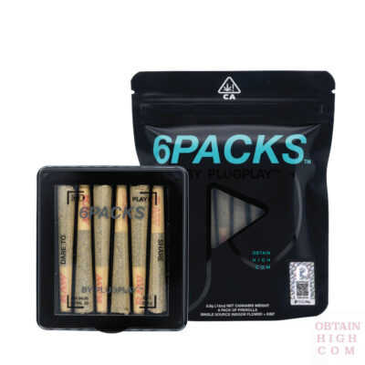 PLUGPLAY™ 6PACKS™ Gumbo Prerolled Joints 3.5 grams