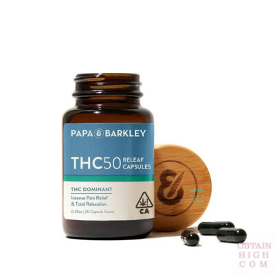 Releaf Capsules | THC25 | THC | Papa & Barkley