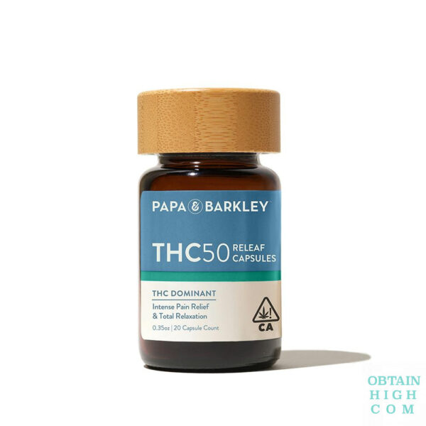 Releaf Capsules | THC25 | THC | Papa & Barkley 2