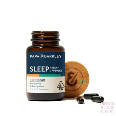 Sleep Releaf Capsules | CBN | Papa & Barkley