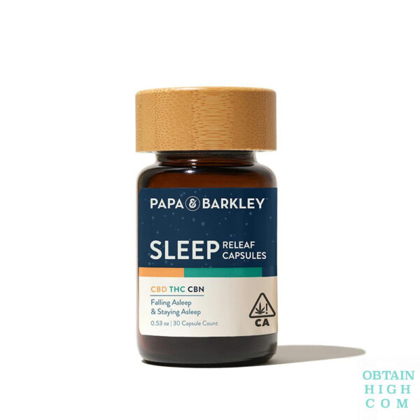 Sleep Releaf Capsules | CBN | Papa & Barkley 2