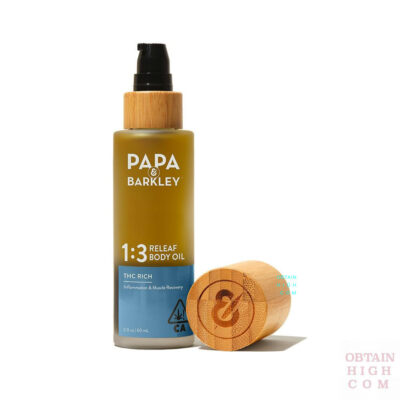 Releaf Body Oil | 1:3 | CBD:THC | Papa & Barkley