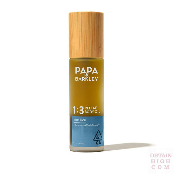 Releaf Body Oil | 1:3 | CBD:THC | Papa & Barkley 2