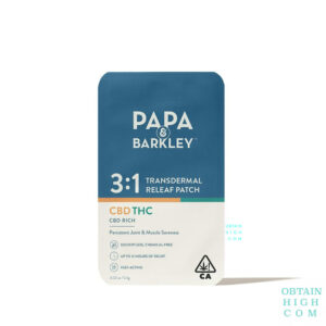 Transdermal Releaf Patch | 3:1 | CBD:THC | Papa & Barkley