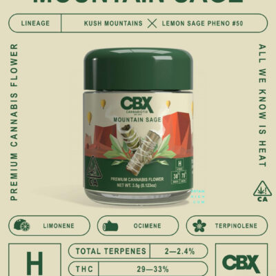 CBX Mountain Sage 3.5 Grams Cannabis