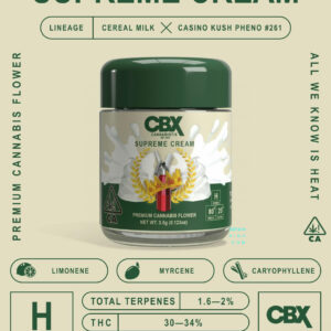 CBX Supreme Cream 3.5 Grams Cannabis