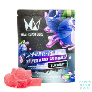 Blueberry Solventless Gummies by West Coast Cure