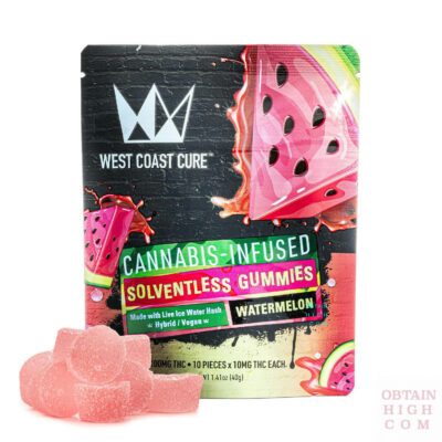 Watermelon Solventless Gummies by West Coast Cure