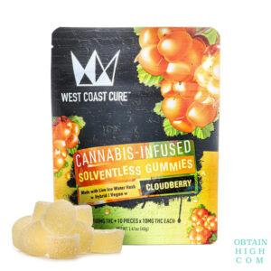 Cloudberry Solventless Gummies by West Coast Cure