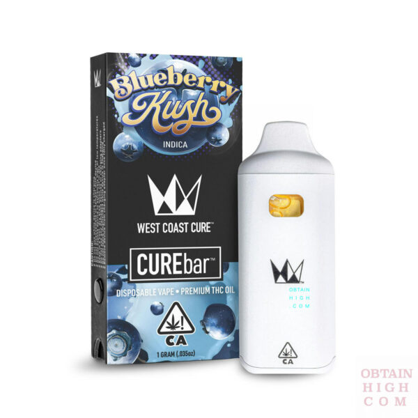 Blueberry Kush Disposable Vape by West Coast Cure