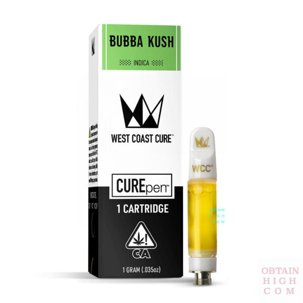 Bubba Kush 1 Gram Cartridge by West Coast Cure