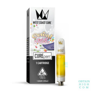 Cereal Milk 1 Gram Cartridge by West Coast Cure