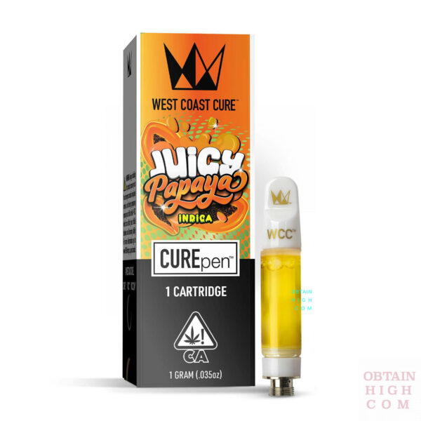 Juicy Papaya 1 Gram Cartridge by West Coast Cure