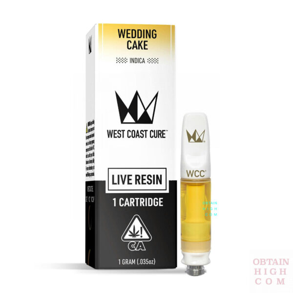 Wedding Cake 1 Gram Live Resin Cartridge by West Coast Cure