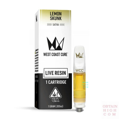 Lemon Skunk 1 Gram Live Resin Cartridge by West Coast Cure