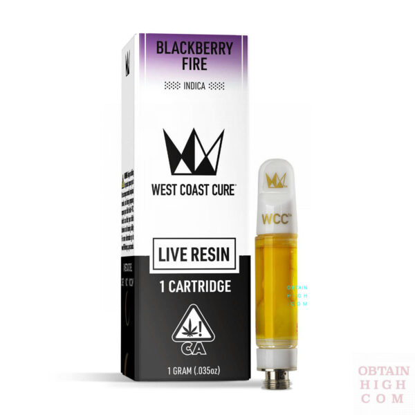 Blackberry Fire 1 Gram Live Resin Cartridge by West Coast Cure