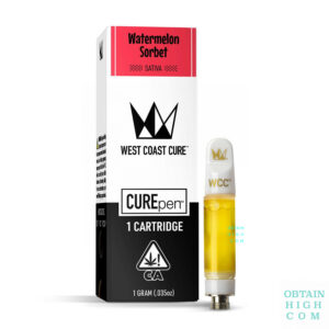 Watermelon Sorbet 1 Gram Cartridge by West Coast Cure