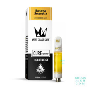 Banana Smoothie 1 Gram Cartridge by West Coast Cure