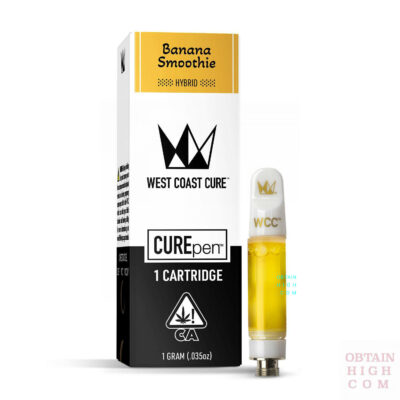 Banana Smoothie 1 Gram Cartridge by West Coast Cure