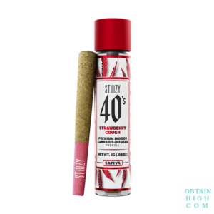 Stiiizy Strawberry Cough 1 Gram 40s Blunt