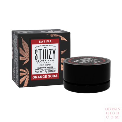 Stiiizy Orange Soda 1 Gram Live Rosin Badder