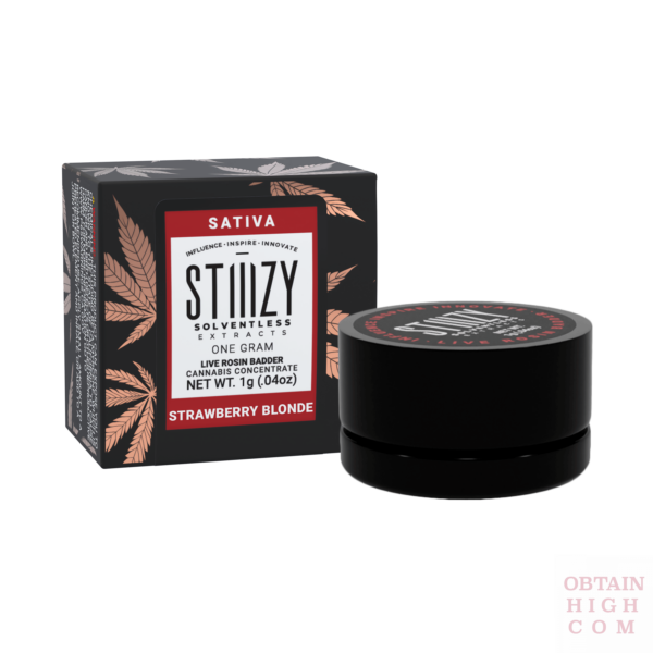 Stiiizy Strawberry Blonde 1 Gram Live Rosin Badder