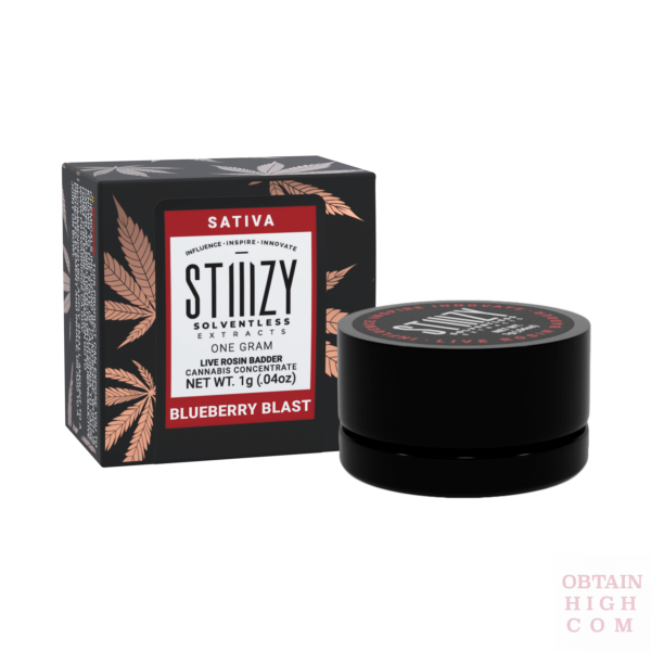 Stiiizy Blueberry Blast 1 Gram Live Rosin Badder