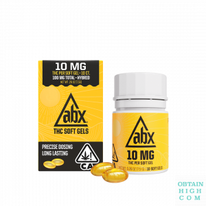 ABX 10mg x 10 THC soft gels