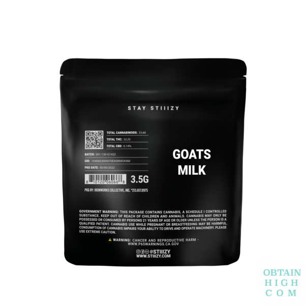 Goats Milk 3.5 Grams by Stiiizy Black Label