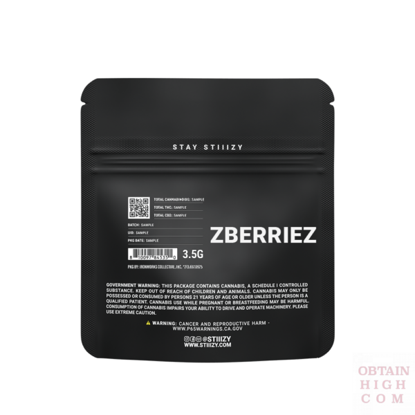 Zberriez 3.5 Grams by Stiiizy Black Label