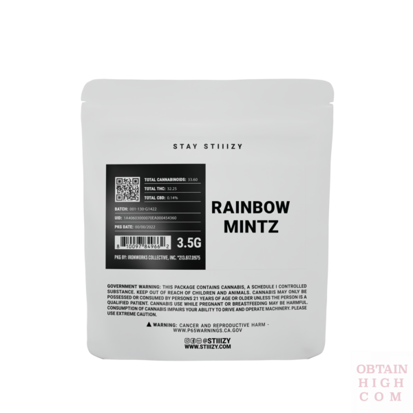 Rainbow Mintz 3.5 Grams by Stiiizy White Label